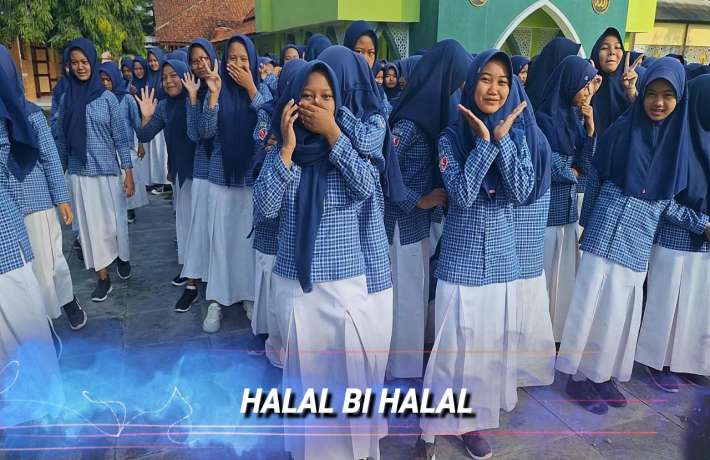 Halal bi halal SMPN 1 Patimuan 2024